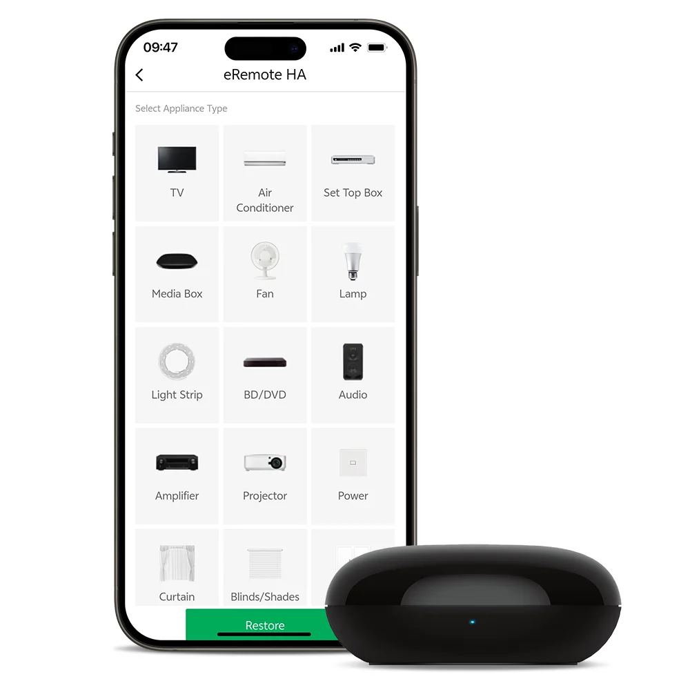 Universal Remote Smart Home - LinknLink eRemote IR Blaster สำหรับทีวี, เครื่องปรับอากาศ,