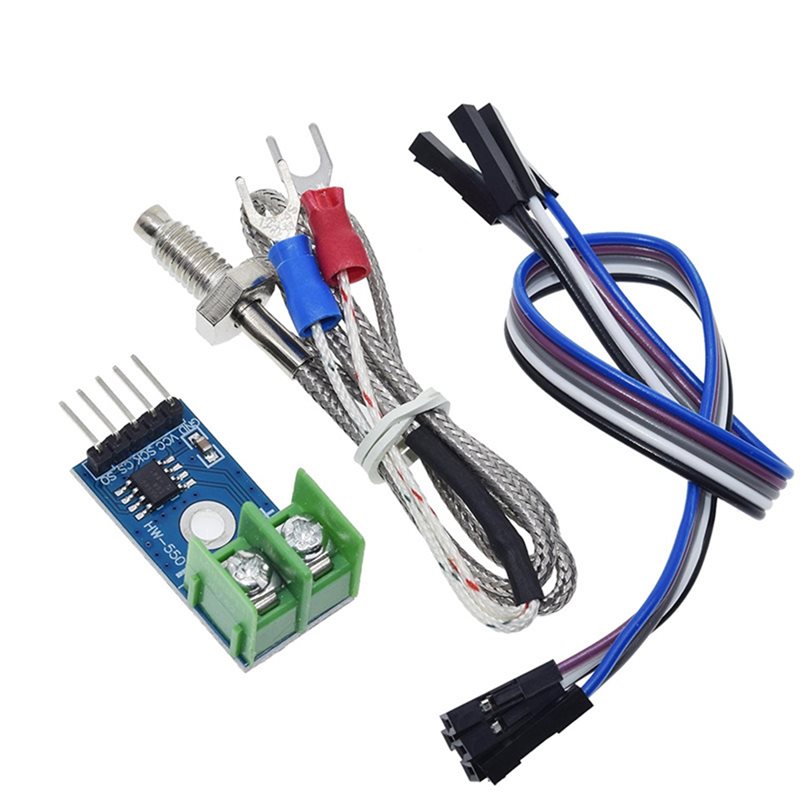 Temperature Sensor - A99E-MAX6675 โมดูลวัดอุณหภูมิแบบ SPI อินเทอร์เฟซ K ประเภทเซ็นเซอร์วัดอุณหภูมิ