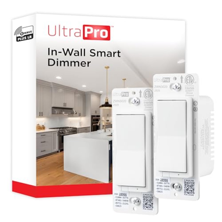Smart Home Plus - Z-Wave Plus ชุดอุปกรณ์อัจฉริยะติดผนังระยะไกลสำหรับระบบอัตโนมัติในบ้าน แบบพลาสติก พร้อมสายไฟแบบยืดหยุ่น รองรับฮับแบบ