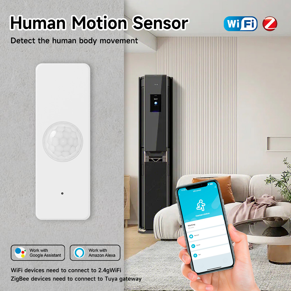 Smart Home Wiser - ทูย่า ไวไฟ ซิกบี เซ็นเซอร์ตรวจจับความเคลื่อนไหว PIR สมาร์ทโฮม