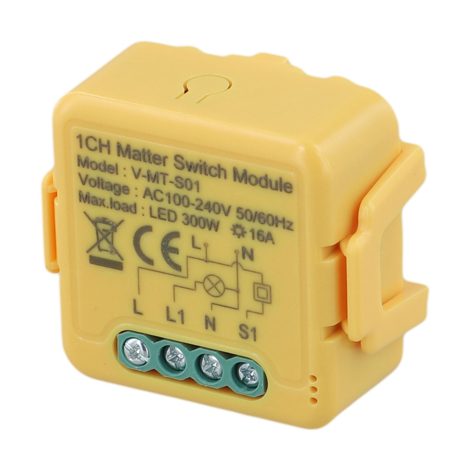 16A สวิตช์รีเลย์สำหรับสมาร์ทโฮ - Smart Home Yellow บทวิจารณ์และราคา