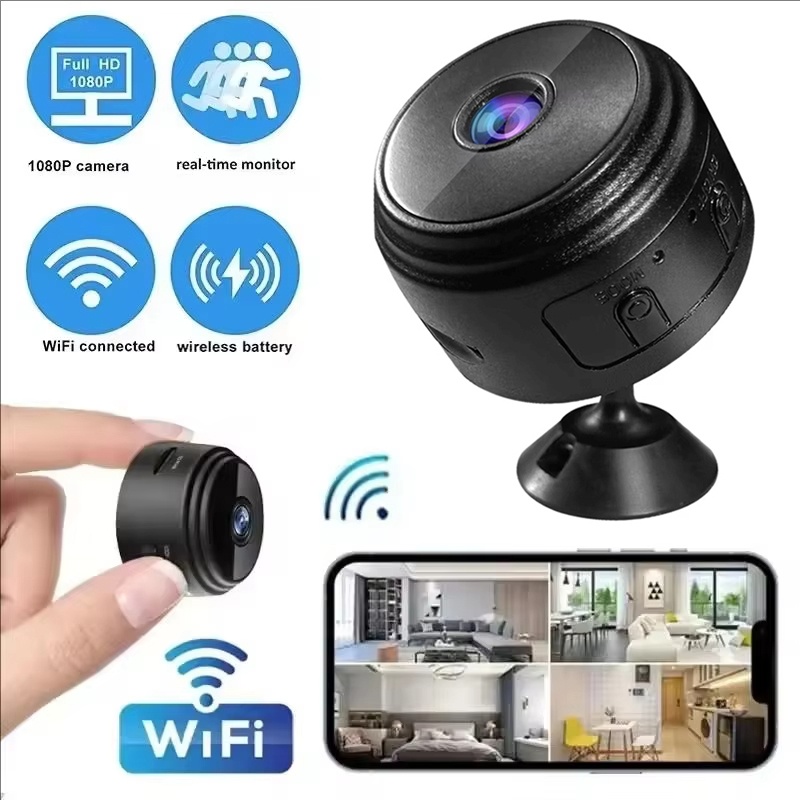 กล้องมินิ A9 1080P WiFi กล้องว - Smart Home Video บทวิจารณ์และราคา