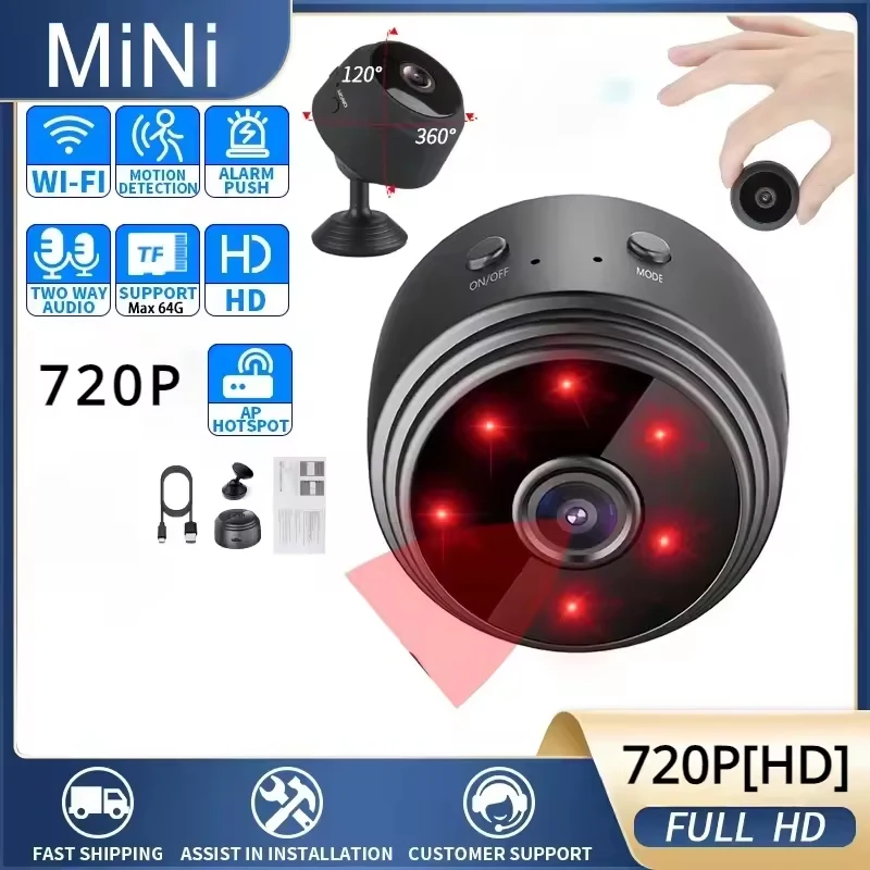 กล้องมินิ A9 WiFi ไร้สายสำหรับ - Smart Home Video บทวิจารณ์และราคา
